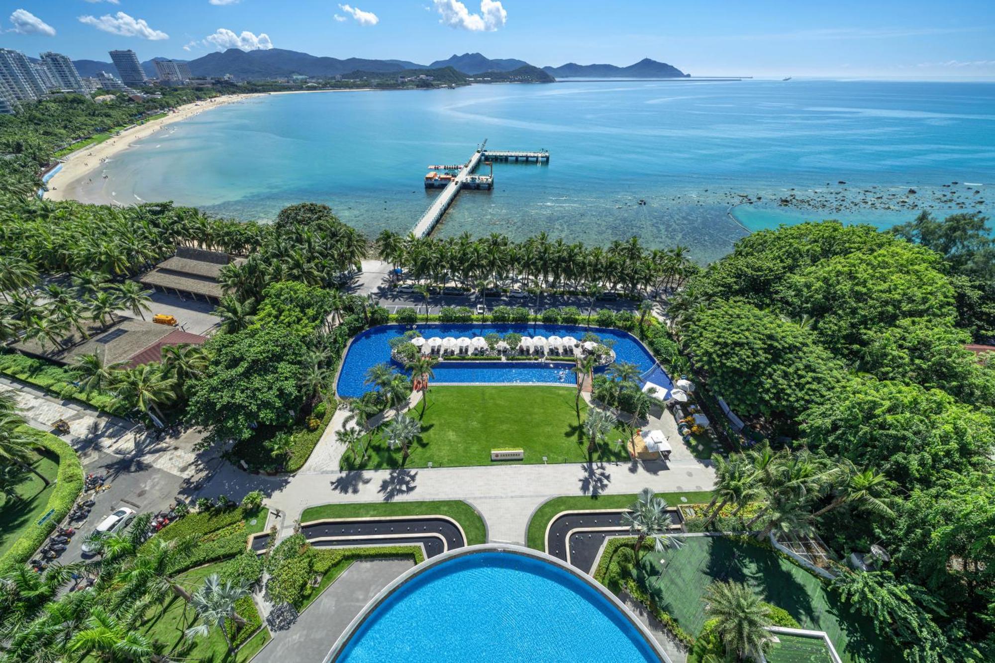 Sanya Junji Seaview Hotel Bagian luar foto